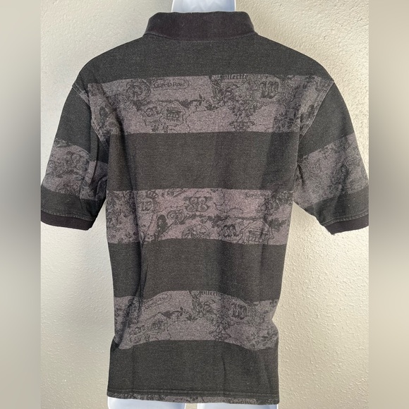 NWOT Wckd polo black/grey Lg - Picture 4 of 11